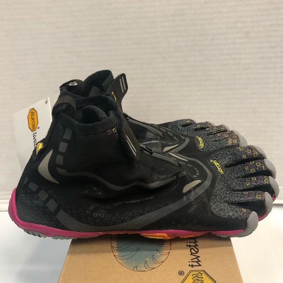 Womens Fivefinger Bikila EVO Black Pink Waterproof - Picture 2 of 9